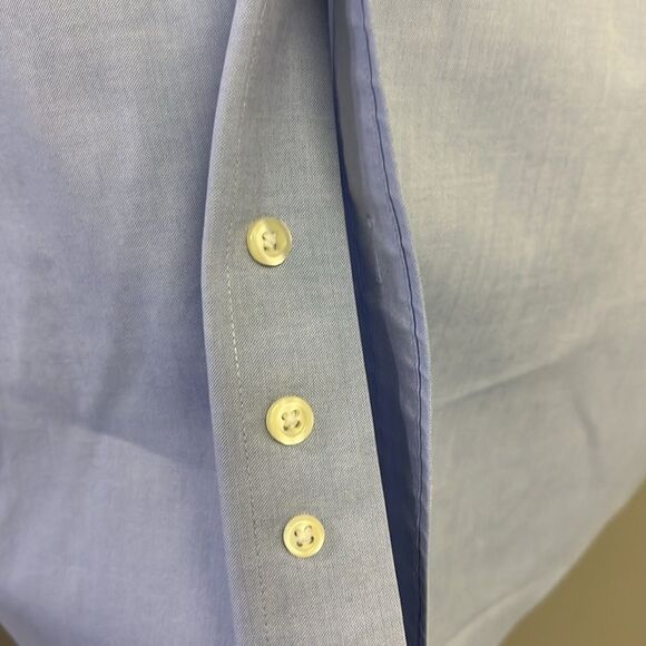 Brooks Brothers 346 Non-Iron All Cotton Long Sleeve Collar Button Down Men Shirt - Picture 5 of 13